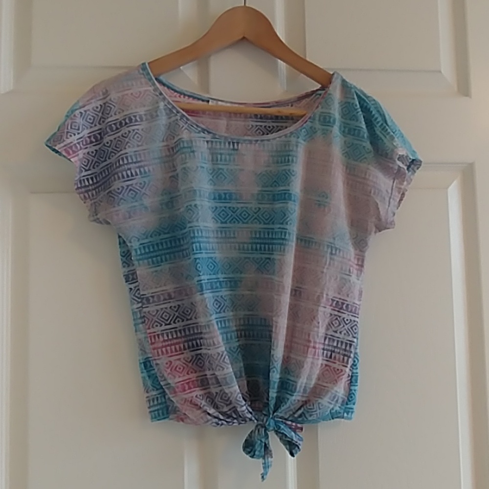 Blue/Purple Crop Top
